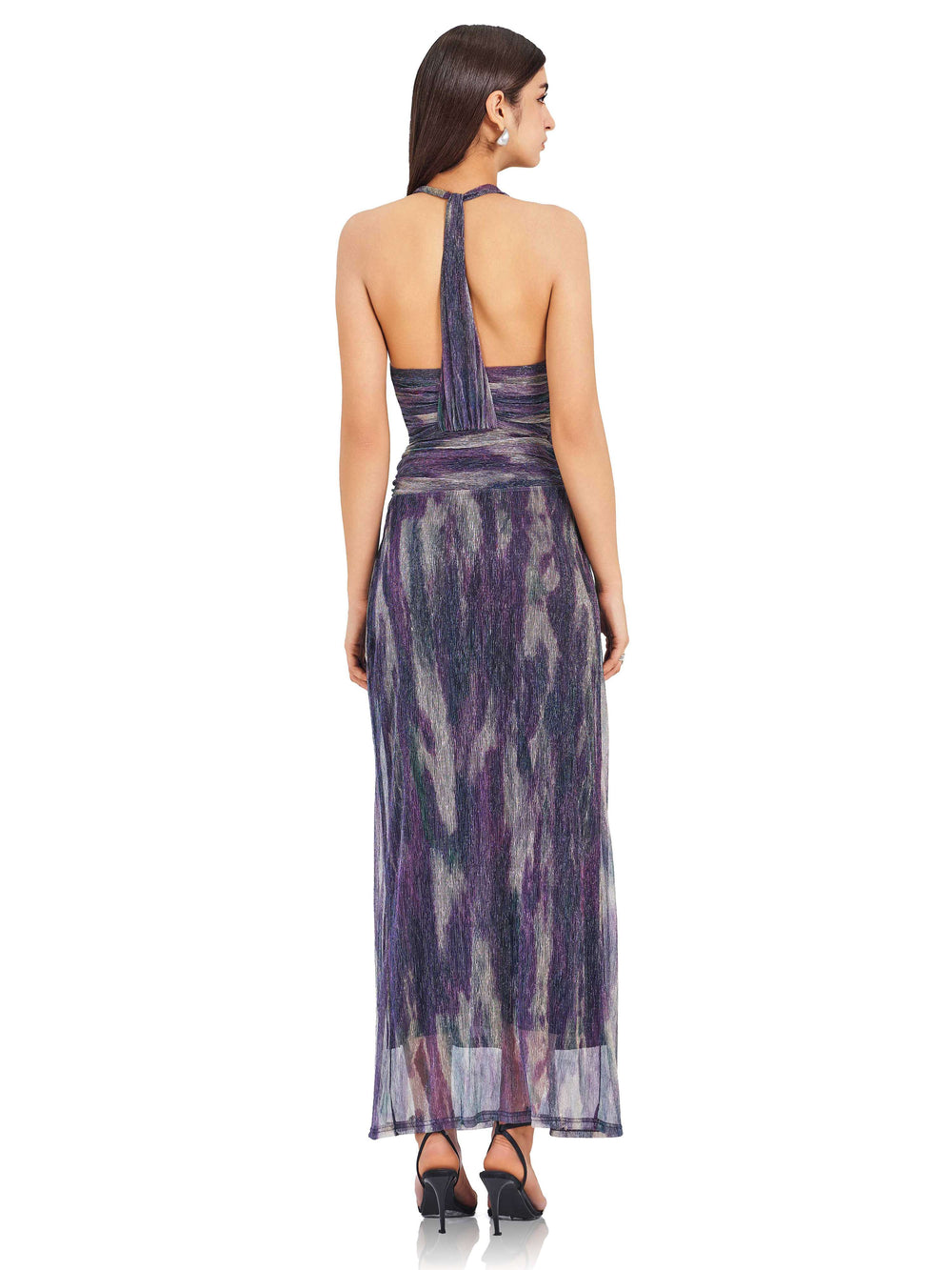 Galaxy Gradient Halter Dresss