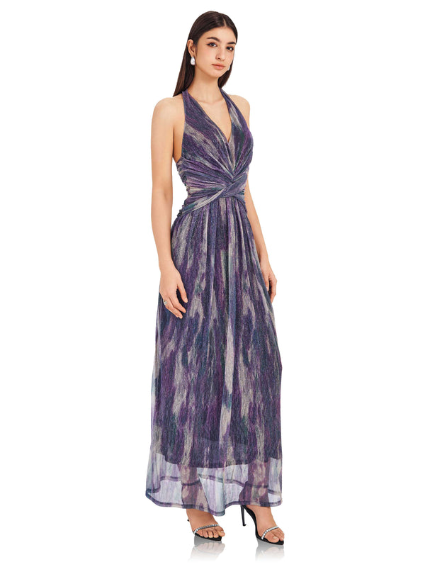Galaxy Gradient Halter Dresss