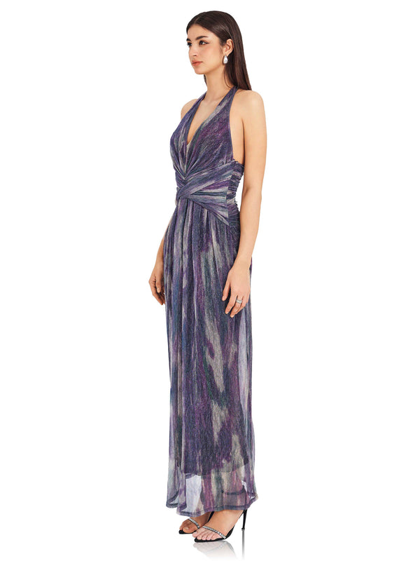 Galaxy Gradient Halter Dresss