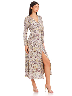 Sequin Leopard Print Dress