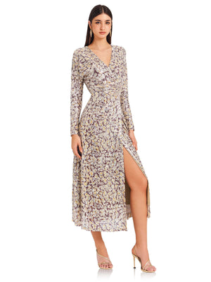 Sequin Leopard Print Dress