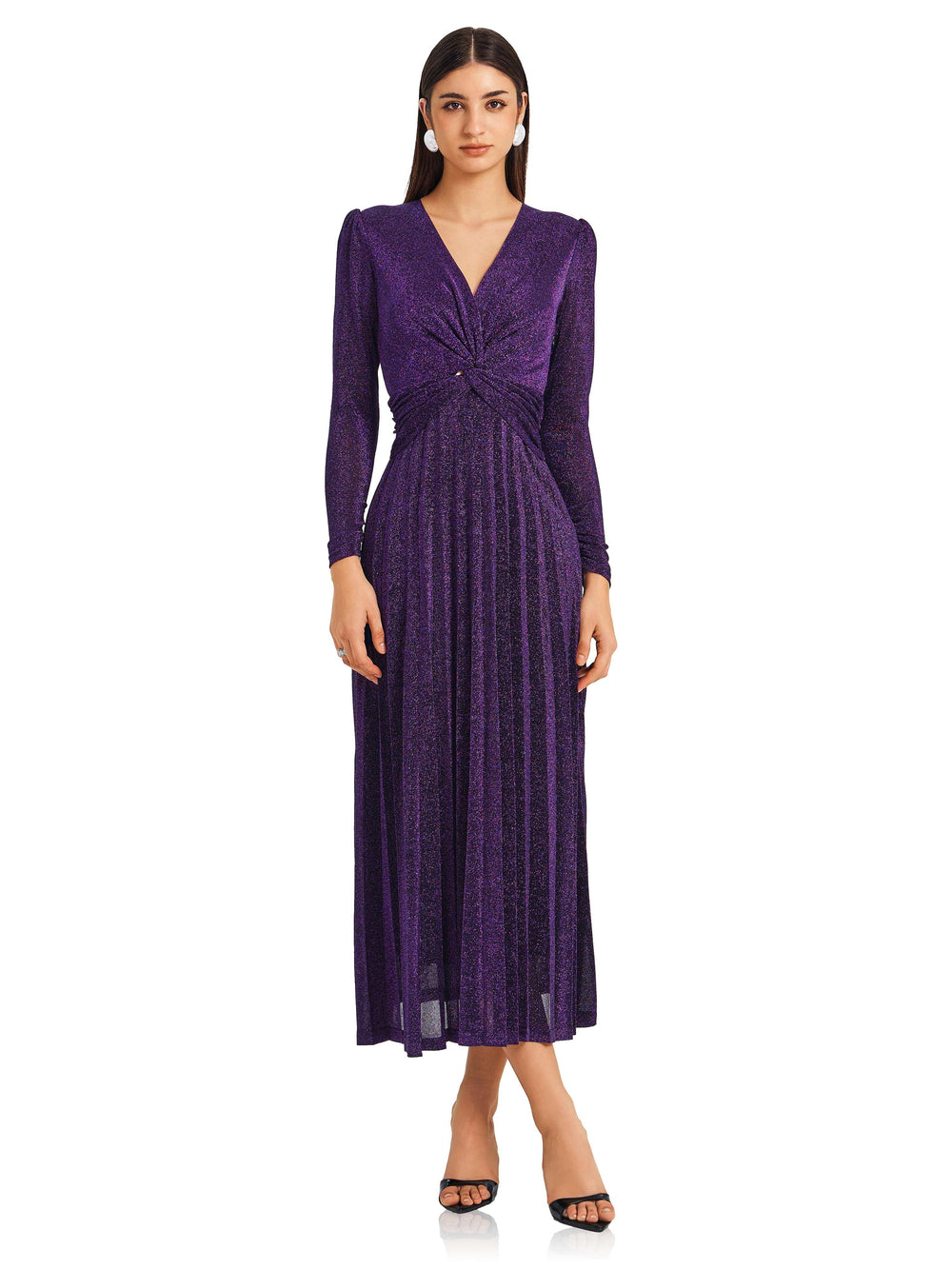 Violet Shimmery Dress