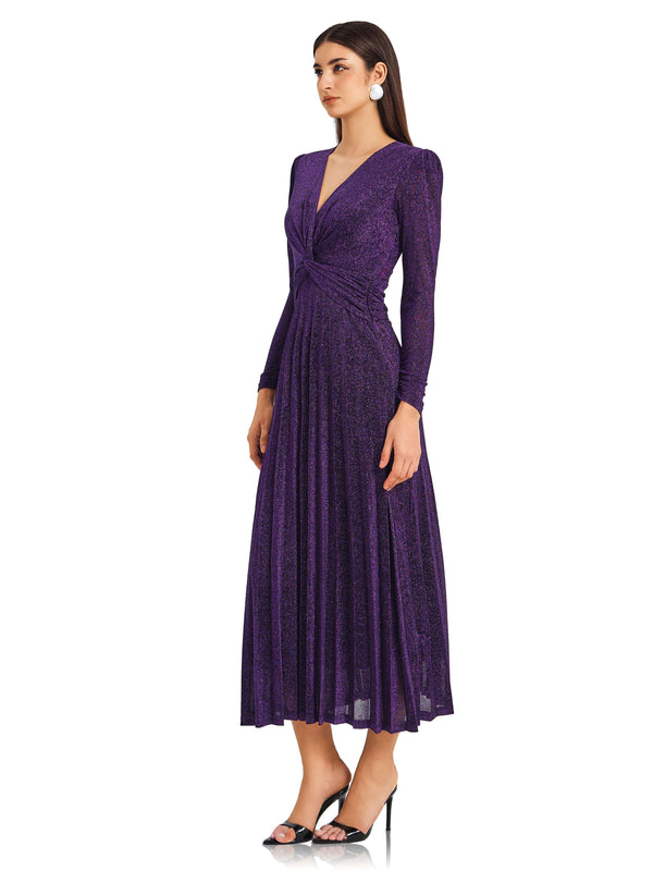 Violet Shimmery Dress