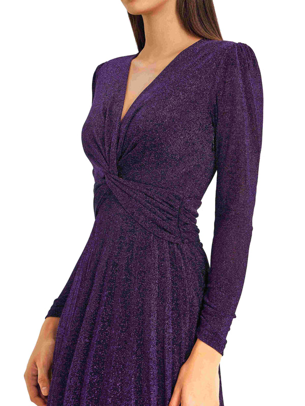 Violet Shimmery Dress