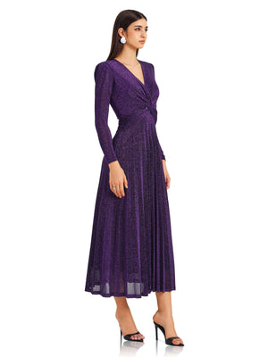 Violet Shimmery Dress