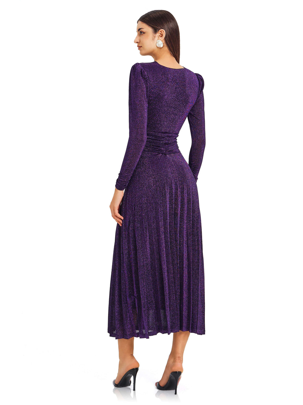Violet Shimmery Dress