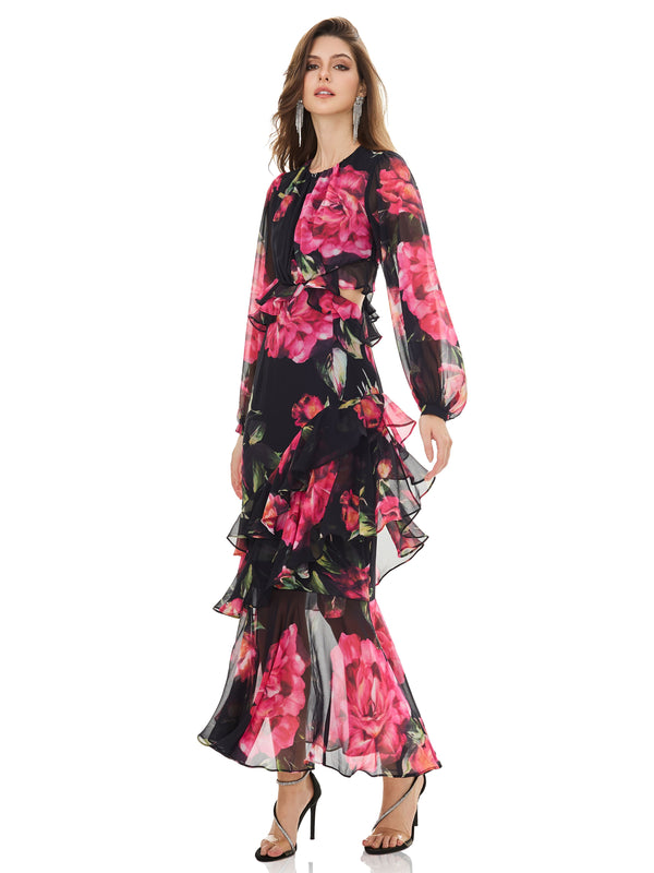 Summer Floral Print Dress
