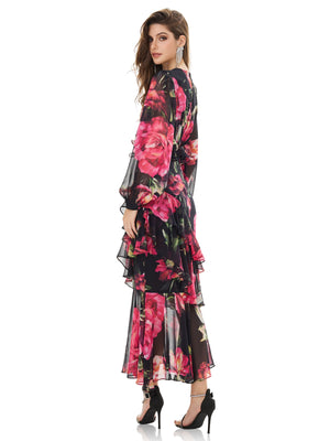 Summer Floral Print Dress
