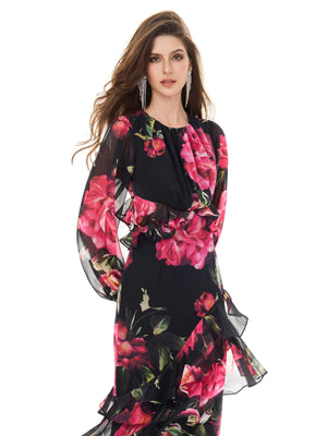 Summer Floral Print Dress