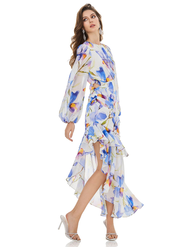 Watercolor Floral Dress