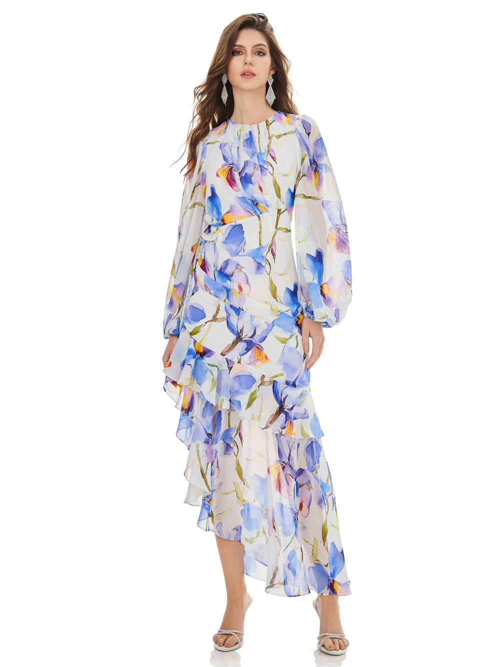 Watercolor Floral Dress