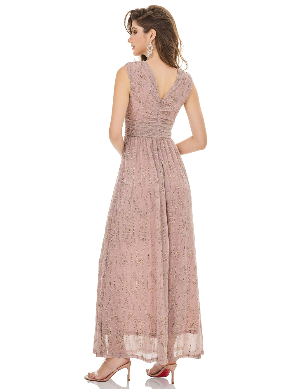 Rose Pink Shimmery Dress