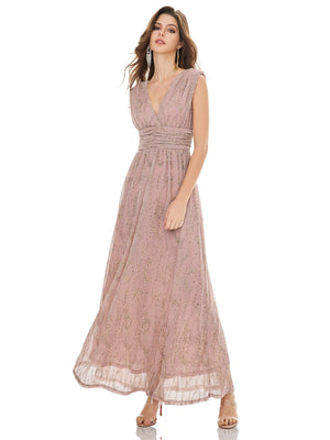 Rose Pink Shimmery Dress