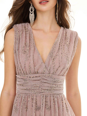 Rose Pink Shimmery Dress