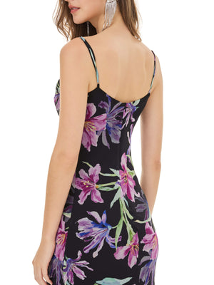 Dark Iris Tiered Dress