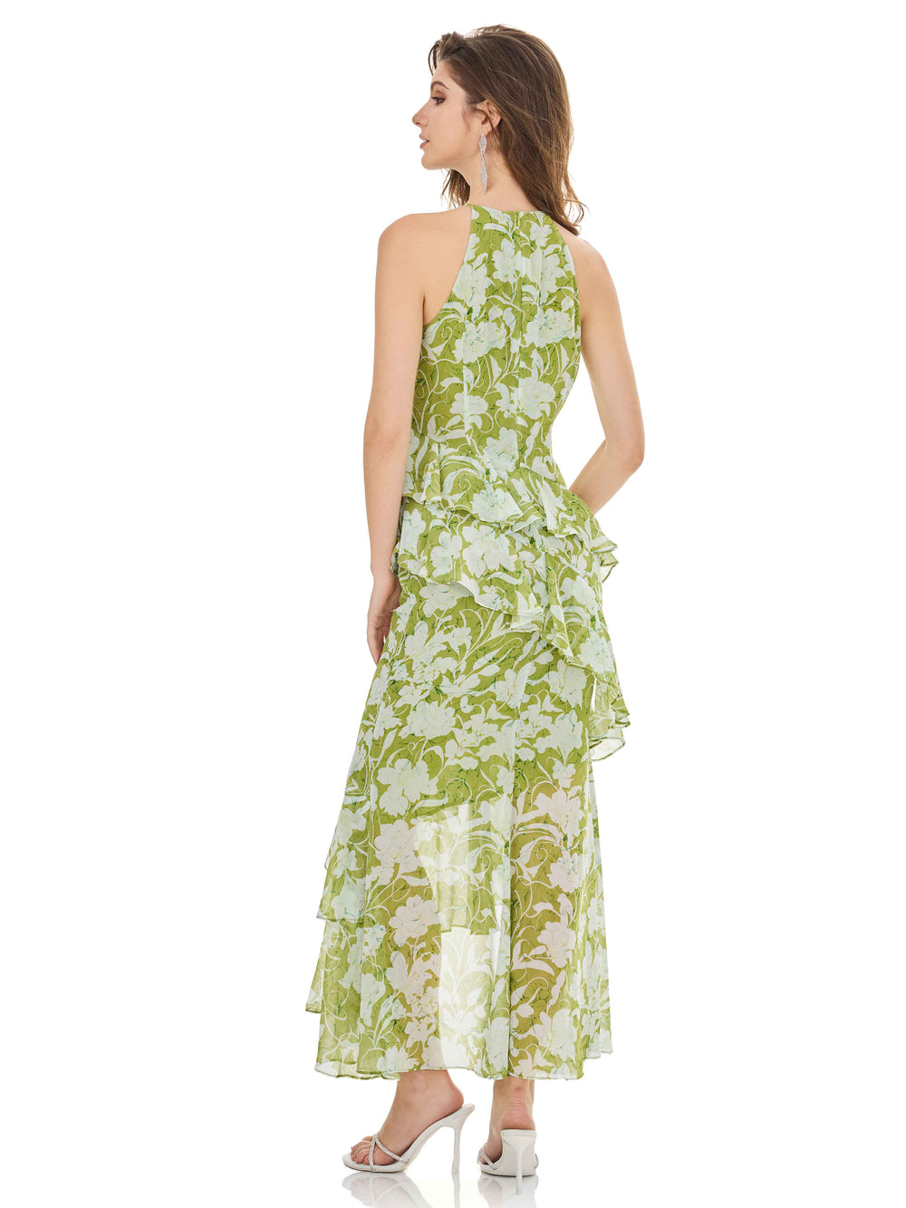 Verdant Bloom Ethereal Dress