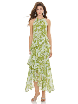 Verdant Bloom Ethereal Dress