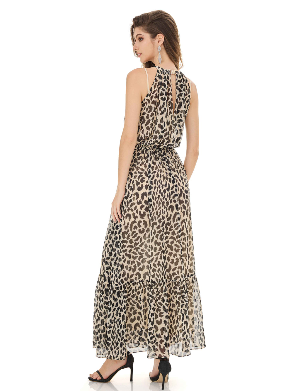 Leopard Print Maxi Dress