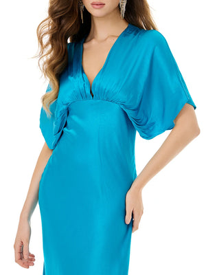 Bright Blue Maxi Dress