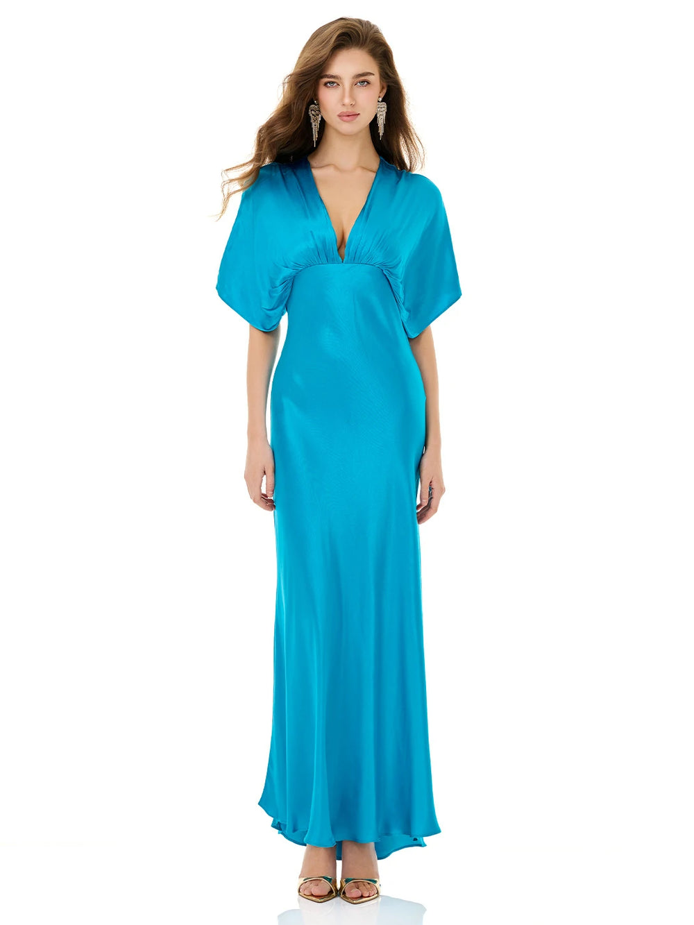 Bright Blue Maxi Dress