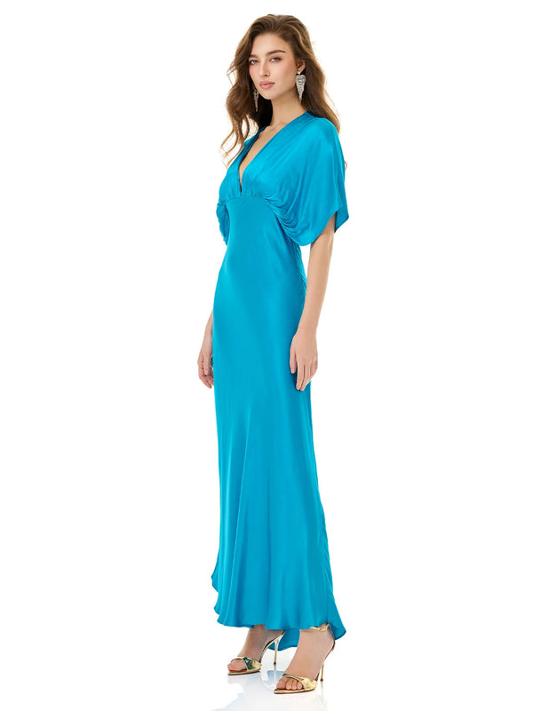 Bright Blue Maxi Dress