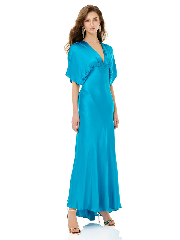 Bright Blue Maxi Dress