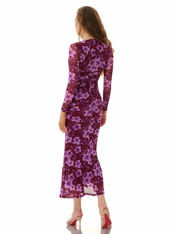Mulberry Print Dress