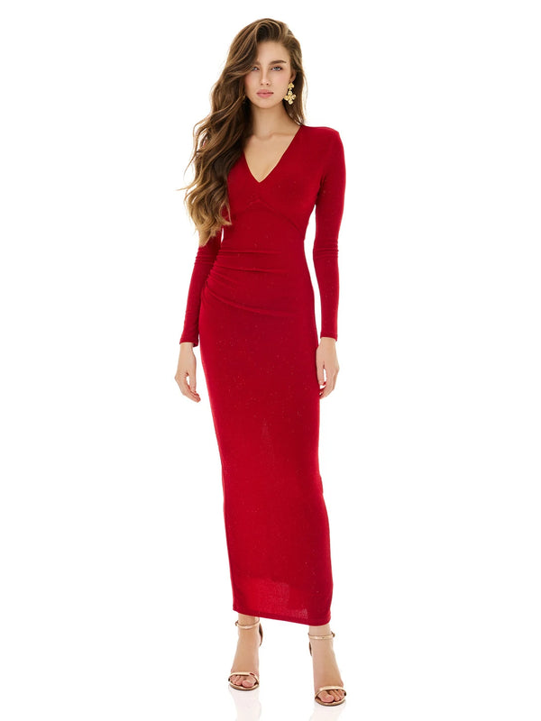 Dazzling Red Maxi Dress