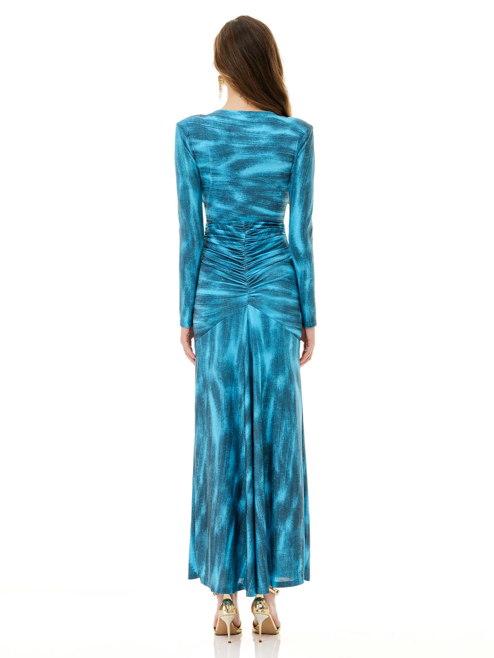 Starry Blue Dazzle Texture Dress