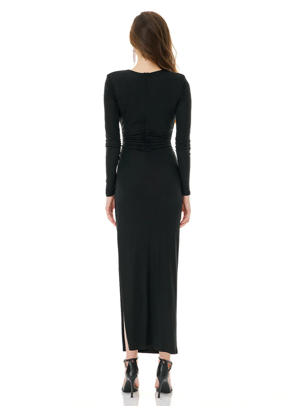 Void Black Cut Out Dress