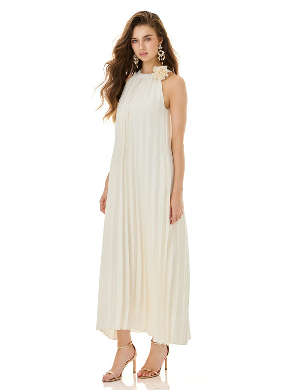 Realm of Purity Pleated Gown
