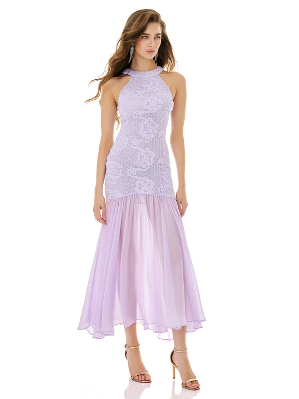 Amethyst Mist Romantic Dress