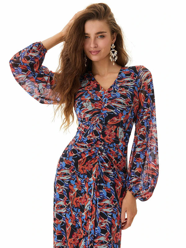 Rhapsody Color Long Dress