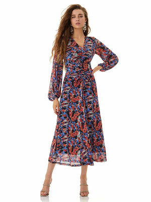 Rhapsody Color Long Dress