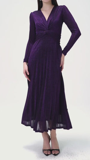 Violet Shimmery Dress